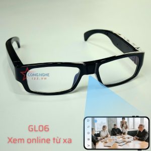 Camera kính mắt GS06, kết nối wifi xem online trực tiếp từ xa