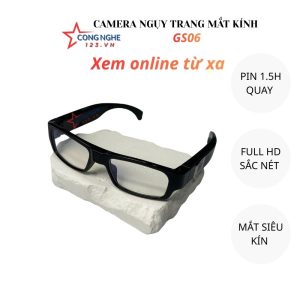 Ảnh đại diện camera kính mắt GS06 xem online trực tiếp từ xa qua điện thoại