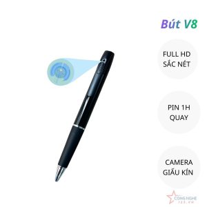 Camera nguỵ trang bút viết V8, mang theo quay tác nghiệp kín đáo, rõ nét